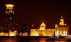 Bund at night, Shanghai