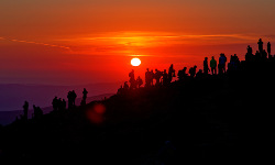 Sunrise at Babia Góra